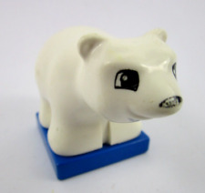 LEGO Duplo Bear Baby Cub on Blue Base Ref 2334c02pb03 Set 4962 9160 2666 5485 for sale  Shipping to South Africa