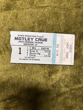 crue motley tickets for sale  Zionsville