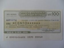 Miniassegni 100 lire usato  Reggio Calabria