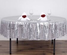 Round sequin tablecloth for sale  Mcminnville