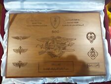 Wooden plaque military for sale  Shipping to Ireland