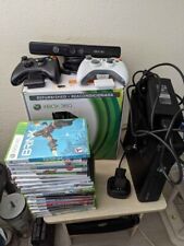 Microsoft Xbox 360 250 GB Paquete Delgado Con 18 Juegos 2 Controladores Y Kinect 360 segunda mano  Embacar hacia Argentina