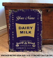 cadburys vintage metal plaque for sale  UK