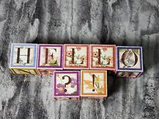 Decorative letter blocks for sale  Prophetstown