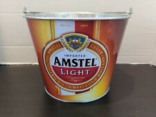 Balde de gelo Amstel Light Beer 7" com alça MANCAVE SUPER BOWL, usado comprar usado  Enviando para Brazil