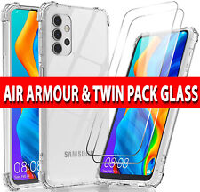 For Samsung A12 A52 A32 A02s S20 FE Case Cover / Tempered Glass Screen Protector til salg  Sendes til Denmark