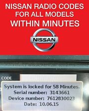 🚗 Código de rádio Nissan códigos de carro Micra Note Qashqai Almera Juke Connect | EXPRESSO, usado comprar usado  Enviando para Brazil