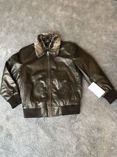 Leather jacket boys for sale  CHIGWELL