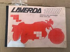 Laverda 1000 operation for sale  CHESTERFIELD