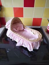 Vintage doll wicker for sale  WEYMOUTH