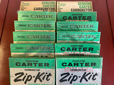 NOS CARTER CARBURETOR ZIP-KIT LOT OF (12) REPAIR PART KITS for sale  Shipping to Canada
