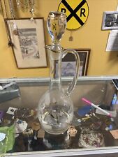 Wine decanter crystal for sale  Apple Valley