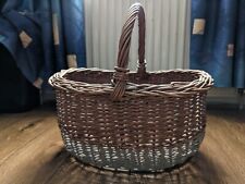 Wicker shopping basket for sale  LONDON