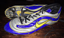 Nike Mercurial R9 1998 1997 Brazil Ronaldo football boots/shoes (silver blue) comprar usado  Enviando para Brazil