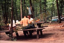 Antigo 1963 Slide Camping Cooking Park Bench Station Wagon X5O162, usado comprar usado  Enviando para Brazil