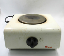 Vintage Electric Hot Plate Single Burner. Kord. 1000W. Tested & Works great! for sale  Shipping to South Africa