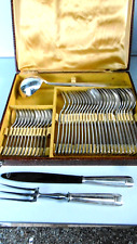 Maid 37 Piece Silver Metal And Service With Scroll, used for sale  Shipping to South Africa