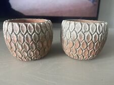 2 X Urban Outfitters Small Terracotta Plant Pots Succulents Cacti Pots Rrp£24 for sale  Shipping to South Africa