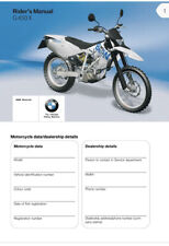 Used, BMW G450X G450 G 450 X 2008 2009 2010 2011 RIDER USER MANUAL COPY for sale  Shipping to South Africa