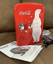 Used, COCA COLA PERSONAL FRIDGE RED WITH WHITE POLAR BEAR THERMOELECTRIC SUPER CUTE!! for sale  Shipping to South Africa