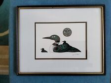 Loon framed print for sale  HALIFAX