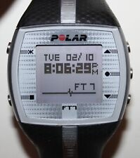 Relógio digital unissex Polar FT7 38mm monitor de frequência cardíaca preto prata com bateria comprar usado  Enviando para Brazil