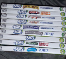 The Sims 3 Plus 7 Expansion Pack Bundle, see pic and notes for titles for sale  Shipping to South Africa