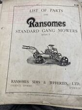 Ransomes simms vintage for sale  HITCHIN