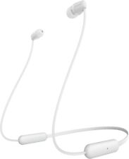 Fones de ouvido sem fio Sony WI-C200, fone de ouvido intra-auricular Bluetooth com microfone (branco), usado comprar usado  Enviando para Brazil