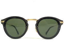 Omega Sunglasses OM 0029 08N Matte Gunmetal Gray Gold Frames with Green Lenses for sale  Shipping to South Africa