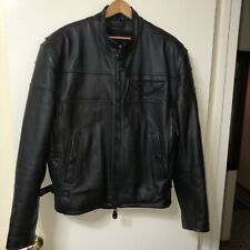 Harley Davidson Leather Jacket Reflective Lettering RN 103819 Men's Medium for sale  South Gate