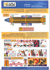Usado, Safety Card UR Airlines (Iraq) Boeing 737-300/500 comprar usado  Enviando para Brazil