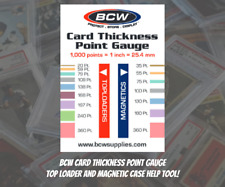 Bcw card thickness for sale  Chesnee