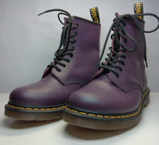 Ladies Dr. Martens 1460 Pascal Smooth Purple 'AirWair' 8 Eye Boots - UK 7 for sale  Shipping to South Africa