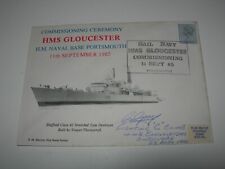 Hms gloucester commissioning for sale  HEREFORD
