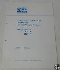 Sachs catalogo originale usato  Italia
