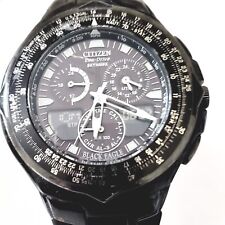 Relógio solar masculino R6 Citizen EcoDrive "Black Eagle" C652-S030480. Tamanho médio. Alarme, usado comprar usado  Enviando para Brazil