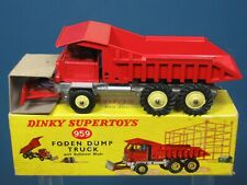 INKY   No.959 FODEN  DUMP TRUCK  WITH BULLDOZER  BLADE,.        VN MIB  , used for sale  GRANGE-OVER-SANDS