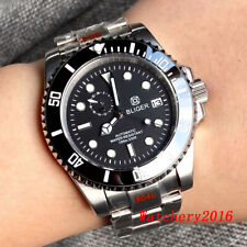 Relógio masculino 40mm Bliger Japão NH37 mostrador preto azul vidro de safira ponteiro luminoso, usado comprar usado  Enviando para Brazil