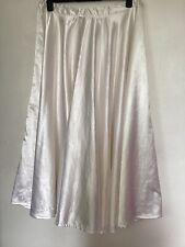 Bellydance white satin for sale  SOLIHULL