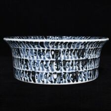 Caneta de lavagem rara porcelana dinastia yuan 6" azul e branca comprar usado  Enviando para Brazil