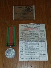War defence medal for sale  CHESTER