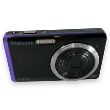 Samsung DualView TL225 12.2MP 4.6 Zoom Purple Digital Camera Bundle Tested READ for sale  Shipping to South Africa