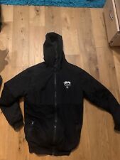 Black stussy jacket for sale  SOUTHAMPTON