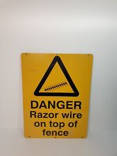 Danger razor wire for sale  SCUNTHORPE