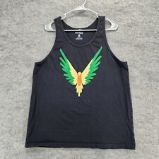 Usado, Regata Maverick by Logan Paul masculina grande sem mangas logotipo pássaro preto comprar usado  Enviando para Brazil