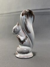 Blue Mountain Pottery Ghost Glaze Squirrel Figurine Sticker Signature Black Drip for sale  Canada