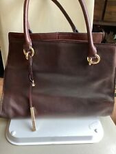Brown leather tote for sale  SIDCUP