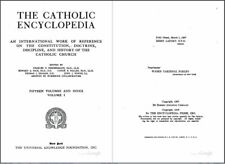 Catholic encyclopedia 1907 for sale  Spring