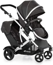 hauck Duett 2 Double Tandem Baby Pushchair Twin Stroller - Black, used for sale  Shipping to South Africa